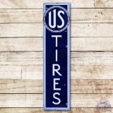 6' US Tires Vertical Porcelain Sign