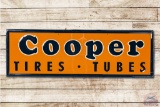 5' Cooper Tires & Tubes Embossed Tin Sign