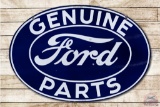 Genuine Ford Parts Oval Porcelain Sign