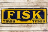 6' Fisk Tires & Tubes Porcelain Sign