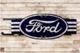 6' Ford w/ Wings Double Sided Porcelain Neon Sign
