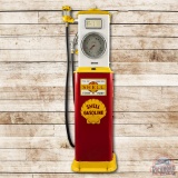 Restored Bennett 132 Shell Clockface Gas Pump