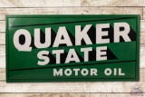 6' Quaker State Motor Oil Tin Sign