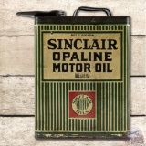 Sinclair Black Opaline Motor Oil Flat 1 Gallon Oil Can