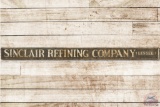 Sinclair Refining Company Lessee Metal Strip Sign