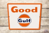 Good Gulf Porcelain Pump Plate Sign