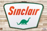 5' Sinclair w/ Dino Double Sided Porcelain ID Sign & Ring