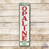 5' Sinclair Opaline Motor Oil Porcelain Self Framed Sign