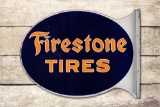 Firestone Tires Porcelain Flange Sign