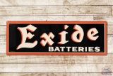1953 4' Exide Batteries Embossed Tin Sign