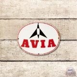 Avia Petroleum European Porcelain Pump Plate Sign