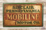 5' Sinclair Pennsylvania Mobiline Tin Sign