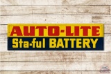 Autolite Sta-Ful Battery Tin Sign