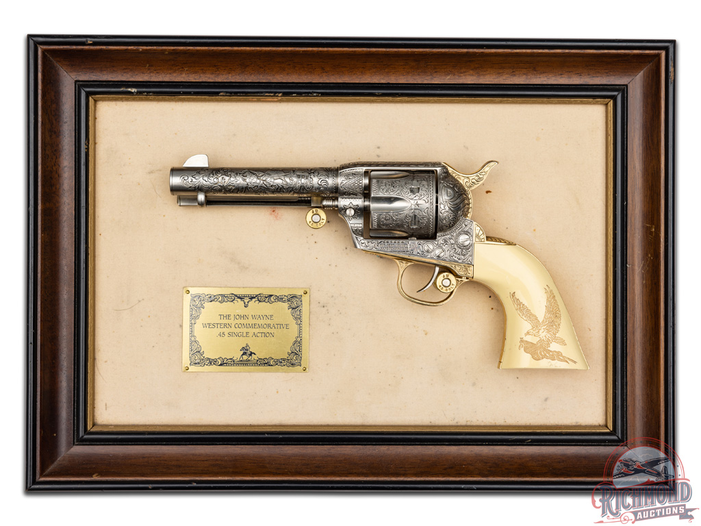 SMG刻印有　THE JOHN WAYNE REVOLVER モデルガン Franklin Mint John Wayne Commemorative Single | Proxibid