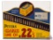 Peters Complete Line Of .22's Cardboard Easel Back Countertop Display Sign