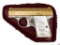 Custom Engraved FN Production Baby Browning Semi Auto Pistol & Clamshell Case