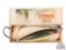 Very Rare Heddon Large Coast Minnow Crackle Back Fishing Lure & Original Box
