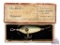 Early Heddon 20 Underwater Minnow Crackle Back Fishing Lure & Original Box