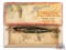 Spectacular Heddon 150 Underwater Minnow Crackle Back Fishing Lure & Original Box