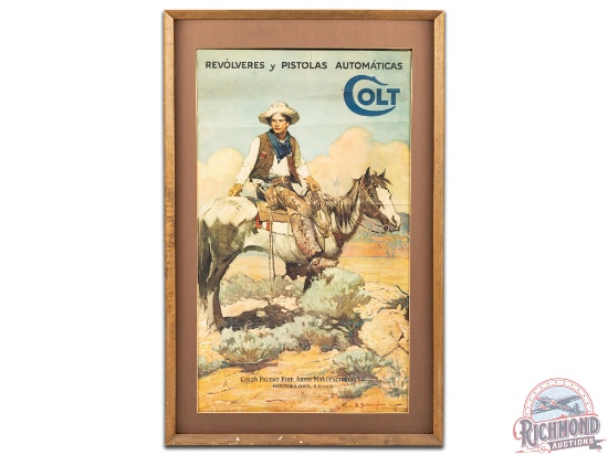Spanish Colt Revolveres y Pistolas Automaticas Paper Poster