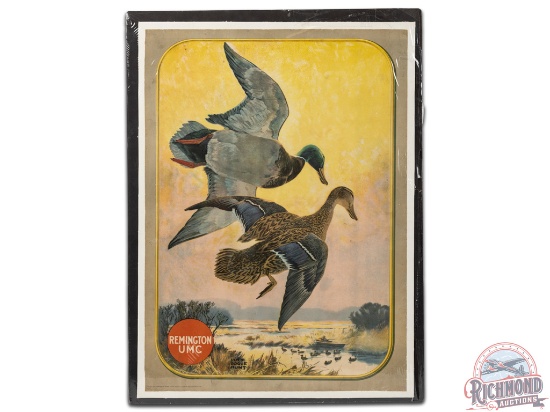 Remington UMC Paper Poster With Duck Hunter