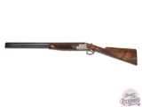 Augusta Poes Engraved Browning B-125 Hunting Model Super Light 20 Gauge Over/Under Shotgun & Box