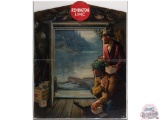Remington UMC Cardboard Store Display Sign With Duck Hunters
