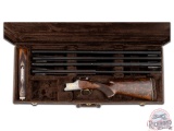 Engraved Browning Citori Grade VI Four Gauge Skeet Set & Factory Case