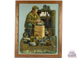 Remington UMC Nitro Club Duck Loads Die Cut Cardboard Store Display Sign