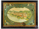Incredible 1901 Peters Cartridge Co. Cardboard Ammunition Display Sign Board