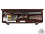Engraved Belgian Browning Grade V Citori Over/Under Shotgun & Negrini Case