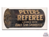 Peters Referee Die Cut Embossed Cardstock Shot Shell Sign