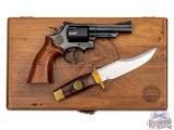 Smith & Wesson Model 19-3 Texas Rangers Commemorative Double Action Revolver With Case & Knife