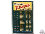 Remington Cleanbore Cartridges Cardboard Ammunition Display Sign