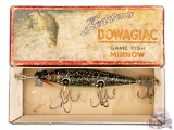Spectacular Heddon 150 Underwater Minnow Crackle Back Fishing Lure & Original Box