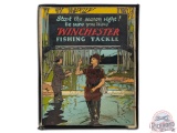 Winchester Fishing Tackle & Carving Set Cardstock Double Sided Sign
