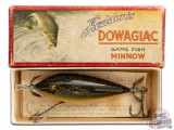 Heddon 300 Fat Body Musky Minnow Crackle Back Fishing Lure & Original Box