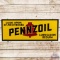 Pennzoil Lubrication Segura Embossed SST Sign w/ Red Bell