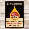 Lion Naturalube Multi-Temp Motor Oil DST Sign w/ Frame