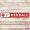 Kendall The 2000 Mile Oil Horizontal SST Sign w/ Logo