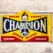 Champion Spark Plugs Dealer Service Die Cut DST Flange Sign