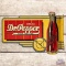 1940 Drink Dr. Pepper Good for Life Die Cut DST Flange Sign
