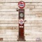 Bowser Varley Sentry Model 318 Clockface Gas Pump Unrestored Chevron