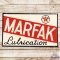 1948 Texaco Marfak Lubricants SST Sign w/ Logo