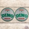 NOS Pair of Sinclair Dino Gasoline 13.5