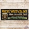 Early Benjamin Moore Paints Bacon Bros. Champaign Wood Framed SST Sign