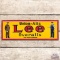 Lee Union-Alls Overalls Union Made Embossed SST Sign