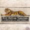 The Royal Tailors Die Cut SST Sign w/ Tiger
