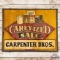 Carey-Ized Salt Hutchinson Kansas Wood Framed SST Sign w/ Logo