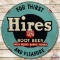 Hires Root Beer For Thirst and Pleasure Embossed SST Sign